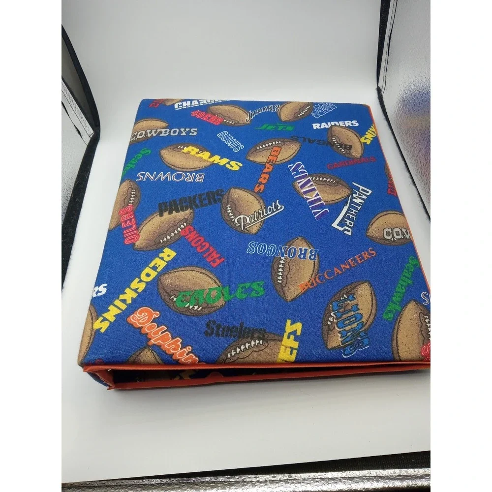 football card album binder 2.5 Inch Binder Fabric Over It. Hold Cards Or School